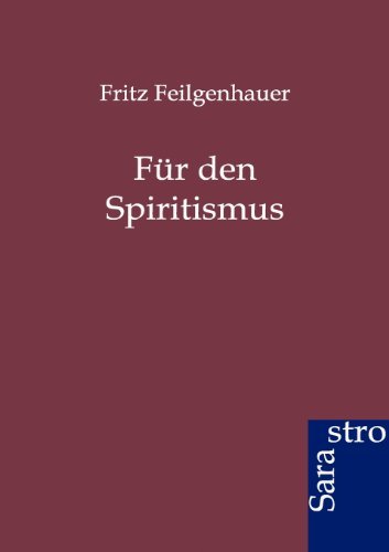 Prof. Angelo Brofferios Für den Spiritismus