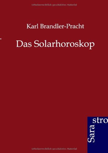 Das Solarhoroskop